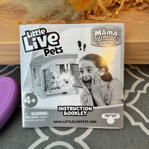 Little Live Pets Mama Surprise Interactive Guinea Pig 3 Babies Toy Gift Play Kid - Picture 4 of 14